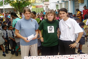 Mr. Matt, Mrs. Sharon and Ms. Holy Grupe of the U.S.A.